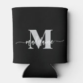 Monogram Black Silver Personal Dosenkühler (Rückseite)