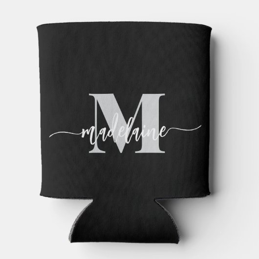 Monogram Black Silver Personal Dosenkühler (Rückseite)