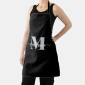 Monogram Black Silver Personal Schürze (InSitu)