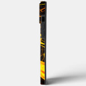 Monogram Black und yallow case iphone13 pro max (Rückseite / Links)