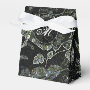 Monogram Black Vintag Floral Zent Fevor Box Geschenkschachtel