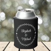 Monogram Black Wedding Dosenkühler