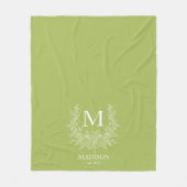 Monogram-Blanket Fleecedecke (Vorderseite)