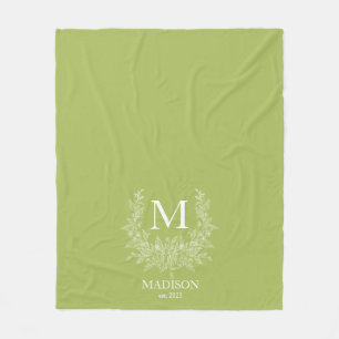 Monogram-Blanket Fleecedecke