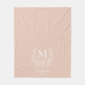 Monogram-Blanket Fleecedecke (Vorderseite)