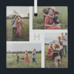 Monogram Blocks Editable Color Foto Ornament<br><div class="desc">Foto Geschenke machen die besten Geschenke! Einfach mit Ihrem Text und/oder Foto personalisiert für ein individuelles Aussehen. Entworfen von Berry Berry Sweet,  Moderne Stationery und Personalisierte Geschenke. Besuchen Sie unsere Website unter www.berryberrysweet.com ,  um unsere vollständigen Produktlinien zu sehen.</div>