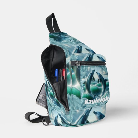 Monogram Blue Aquamarin Delphine Ocean | Crossbody Bag (Offen)