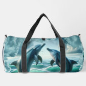 Monogram Blue Aquamarin Delphine Ocean | Duffle Bag (Rückseite)
