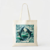Monogram Blue Aquamarin Delphine Ocean | Tragetasche (Vorne)