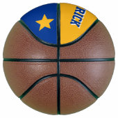 Monogram Blue & Gold Basketball (Rechts)