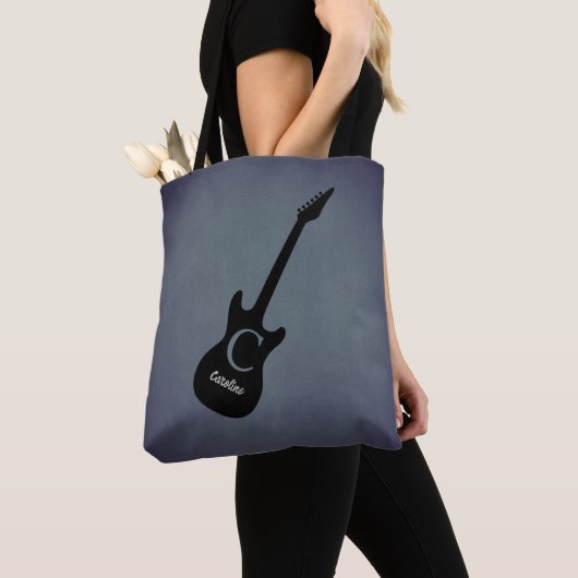 Monogram Blue Gray Electric Guitar Tasche (Von Nahem)