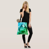 Monogram Blue & Green Delphins Ozean | Tasche (Am Model)