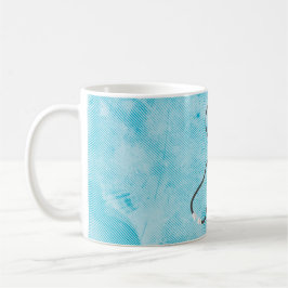 Monogram Blue Kaffeetasse