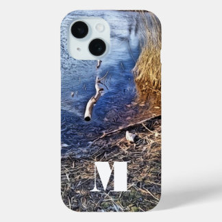 Monogram Blue Lakeshore Case-Mate iPhone Hülle