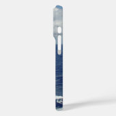 Monogram Blue Ocean Fluffy Clouds Case-Mate iPhone Hülle (Rückseite / Links)