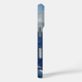 Monogram Blue Ocean Fluffy Clouds Case-Mate iPhone Hülle (Rückseite / Rechts)