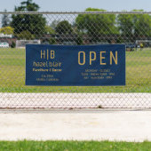 Monogram Blue Pattern für das Logo für das benutze Banner (Insitu)