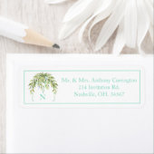 Monogram Blue Ribbons Floral Elegant Return Addons (Insitu)