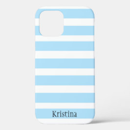 MONOGRAM BLUE STRIPED iPHONE FALL Case-Mate iPhone Hülle
