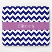 Monogram, Blue White Orchid Mousepad (Vorne)