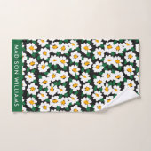 Monogram Blume Elegant Stilvolles Badetuch Set (Handtuch)