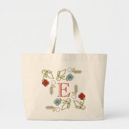 Monogram Blume Jumbo Tote Bag Jumbo Stoffbeutel