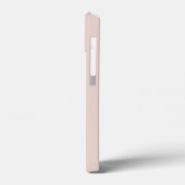 Monogram Blush Gingham Coquette Bow Muster Case-Mate iPhone Hülle (Rückseite / Links)