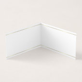 Monogram Blush Pink Gold Clean Template Moderne Visitenkarten (Innenseite)