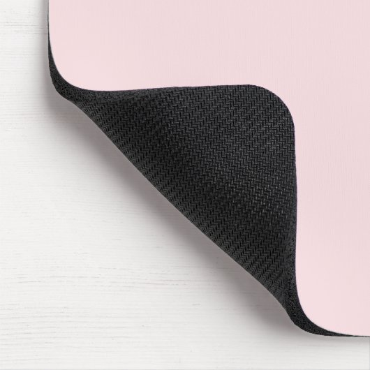 Monogram Blush Pink Gold Minimalistischer Elegante Mousepad (Ecke)