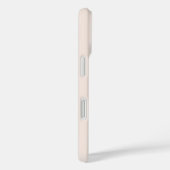 Monogram Blush Pink Gray Typografy Gold Heart Case-Mate iPhone Hülle (Rückseite / Rechts)