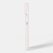 Monogram Blush Pink Moderne Minimalistische Femini Case-Mate iPhone Hülle (Rückseite / Links)