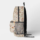Monogram Boho Bedruckter Rucksack (Rechts)