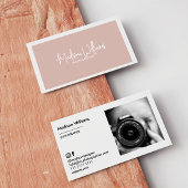 Monogram Boho Stylish Modern Minimalistisch Visitenkarte