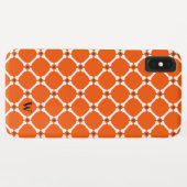 Monogram Bones Halloween Muster Case-Mate iPhone Hülle (Rückseite (Horizontal))