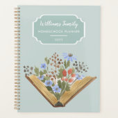Monogram Book Blume Familienplaner Planer (Vorderseite)