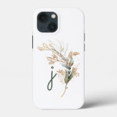 Monogram Botanische Eukalyptus Moderne Premium Case-Mate iPhone Hülle (Rückseite)