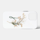 Monogram Botanische Eukalyptus Moderne Premium Case-Mate iPhone Hülle (Rückseite (Horizontal))