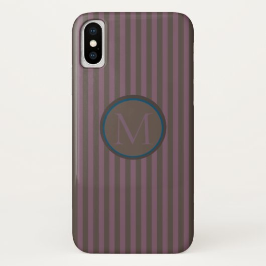 MONOGRAM - Boutique Streifen (Markenbezeichnungen) Case-Mate iPhone Hülle (Rückseite)