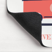 Monogram-Boys für den niedlichen Motor der roten M Mousepad (Ecke)