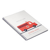 Monogram-Boys für den niedlichen Motor der roten M Notizblock (Rechte Seite)