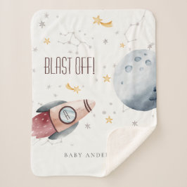 Monogram Boys für niedliche Raumsonden Sherpadecke