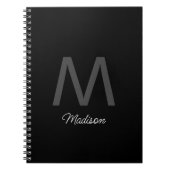 Monogram Bridesmaid-Trauzeugen Hochzeitsgeschenk-G Notizblock (Vorderseite)