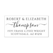 Monogram-Briefmarke für benutzerdefinierte Rücksen Permastempel (Design)