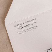 Monogram-Briefmarke für benutzerdefinierte Rücksen Permastempel