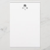 Monogram Briefpapier (Vorderseite)