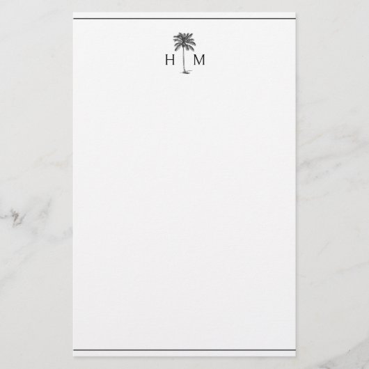 Monogram Briefpapier (Vorderseite)