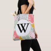 Monogram Bright Summee Tropical Collage Muster Tasche (Von Nahem)