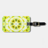 Monogram Bright Yellow Green Magic Star Girl Gepäckanhänger (Vorderseite horizontal)