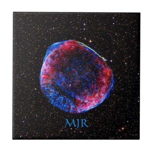 Monogram Brightest Supernova-Weltraumbild Fliese (Vorderseite)