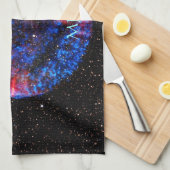 Monogram Brightest Supernova-Weltraumbild Geschirrtuch (Viertel Falte)